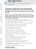 Cover page: Corrigendum to “Beyond Sedlis—A novel histology-specific nomogram for predicting cervical cancer recurrence risk: An NRG/GOG ancillary analysis” [Gynecologic Oncology 162 (2021) 532–538]