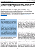 Cover page: Wound healing elective: an opportunity to improve medical education curriculum to better manage the increasing burden of chronic wounds