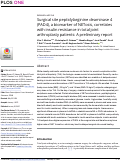 Cover page: Surgical site peptidylarginine deaminase 4 (PAD4), a biomarker of NETosis, correlates with insulin resistance in total joint arthroplasty patients: A preliminary report.