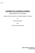 Cover page: Identifying the Effect of Unemployment on Crime