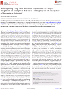 Cover page: Reinterpreting Long-Term Evolution Experiments: Is Delayed Adaptation an Example of Historical Contingency or a Consequence of Intermittent Selection?