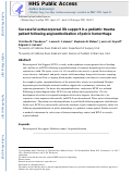 Cover page: Successful extracorporeal life support in a pediatric trauma patient following angioembolization of pelvic hemorrhage