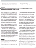 Cover page: Bronchial Epithelial Cell CC16 mRNA: Novel Asthma Biomarker or the Same Book with a New Cover?