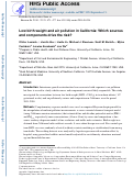 Cover page: Low birth weight and air pollution in California: Which sources and components drive the risk?