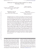 Cover page: Medicinal Versus Recreational Cannabis Use Among Returning Veterans