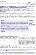 Cover page: Prevalence of Trachoma and Access to Water and Sanitation in Benue State, Nigeria: Results of 23 Population-Based Prevalence Surveys