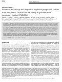 Cover page: Extended follow-up and impact of high-risk prognostic factors from the phase 3 RESONATE study in patients with previously treated CLL/SLL