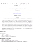 Cover page: Parallel Runtime Interface for Fortran (PRIF) Design Document, Revision 0.2