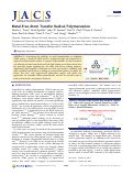 Cover page: Metal-Free Atom Transfer Radical Polymerization