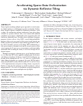 Cover page: Accelerating Sparse Data Orchestration via Dynamic Reflexive Tiling