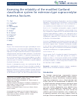 Cover page: Assessing the reliability of the modified Gartland classification system for extension-type supracondylar humerus fractures