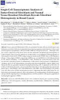 Cover page: Single-Cell Transcriptomic Analysis of Tumor-Derived Fibroblasts and Normal Tissue-Resident Fibroblasts Reveals Fibroblast Heterogeneity in Breast Cancer