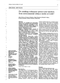 Cover page: Do smoking ordinances protect non-smokers from environmental tobacco smoke at work?