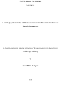 Cover page: Local People, National Parks, and International Conservation Movements: Conflicts over Nature in Southeast Asia