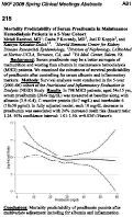 Cover page: Mortality predictability of serum prealbumin in maintenance hemodialysis patients in a 5-year cohort