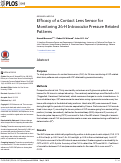 Cover page: Efficacy of a Contact Lens Sensor for Monitoring 24-H Intraocular Pressure Related Patterns