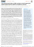 Cover page: The unstructured linker of Mlh1 contains a motif required for endonuclease function which is mutated in cancers