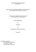 Cover page: Disaster Recovery Volunteerism and Intersecting Inequalities: A Case Study of Post-Katrina New Orleans