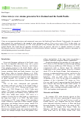 Cover page: Citrus tristeza virus strains present in New Zealand and the South Pacific.