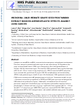 Cover page: MicroRNA-19a/b mediates grape seed procyanidin extract-induced anti-neoplastic effects against lung cancer