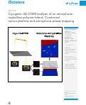 Cover page: Cryogenic 4D-STEM analysis of an amorphous-crystalline polymer blend: Combined nanocrystalline and amorphous phase mapping