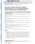 Cover page: Addressing regional disparities in pediatric oncology: Results of a collaborative initiative across the Mexican–North American border