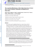 Cover page: The long-term effectiveness of the Family Check-Up on school-age conduct problems: Moderation by neighborhood deprivation.