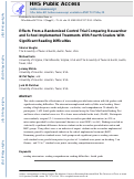 Cover page: Effects From a Randomized Control Trial Comparing Researcher and School-Implemented Treatments With Fourth Graders With Significant Reading Difficulties