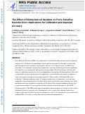 Cover page: The effect of biomechanical variables on force sensitive resistor error: Implications for calibration and improved accuracy