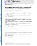 Cover page: Development and validation of risk stratification trees for incident slow gait speed in persons at high risk for knee osteoarthritis