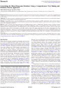 Cover page: Generating the Blood Exposome Database Using a Comprehensive Text Mining and Database Fusion Approach