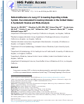 Cover page: Patient Adherence to Lung CT Screening Reporting &amp; Data System–Recommended Screening Intervals in the United States: A Systematic Review and Meta-Analysis