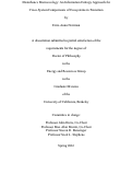 Cover page: Disturbance Macroecology: An Information Entropy Approach for Cross-System Comparisons of Ecosystems in Transition