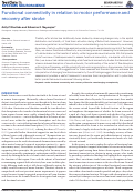 Cover page: Functional Connectivity in Relation to Motor Performance and Recovery After Stroke