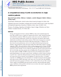 Cover page: A computational study of aortic reconstruction in single ventricle patients