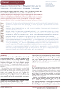 Cover page: Doppler‐Detected Valve Movement in Aortic Stenosis: A Predictor of Adverse Outcome