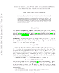 Cover page: Sums of regular Cantor sets of large dimension and the Square Fibonacci Hamiltonian