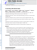 Cover page: Conducting a microbiome study.