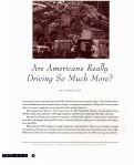 Cover page: Are Americans Really Driving So Much More?