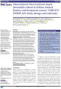 Cover page: International observational atopic dermatitis cohort to follow natural history and treatment course: TARGET-DERM AD study design and rationale.