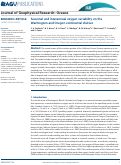 Cover page: Seasonal and interannual oxygen variability on the Washington and Oregon continental shelves