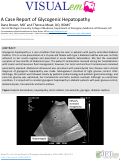 Cover page: A Case Report of Glycogenic Hepatopathy