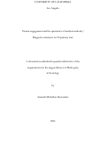 Cover page: Patient engagement and the epistemics of medical authority: Diagnosis resistance in US primary care