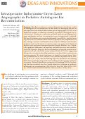 Cover page: Intraoperative Indocyanine Green Laser Angiography in Pediatric Autologous Ear Reconstruction