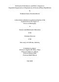 Cover page: Information Performances and Illative Sequences: Sequential Organization of Explanations of Chemical Phase Equilibrium