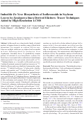 Cover page: Inducible De Novo Biosynthesis of Isoflavonoids in Soybean Leaves by Spodoptera litura Derived Elicitors: Tracer Techniques Aided by High Resolution LCMS