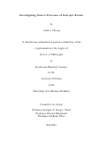 Cover page: Investigating Source Processes of Isotropic Events