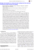 Cover page: Design and evaluation of a device for fast multispectral time-resolved fluorescence spectroscopy and imaging.