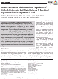 Cover page: Direct Visualization of the Interfacial Degradation of Cathode Coatings in Solid State Batteries: A Combined Experimental and Computational Study