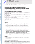 Cover page: An arbitrary Lagrangian Eulerian smoothed particle hydrodynamics (ALE-SPH) method with a boundary volume fraction formulation for fluid-structure interaction